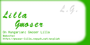 lilla gmoser business card